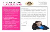 LA VOZ DE - Lorena Gonzalez · ^La carreras técnicas son buenas opciones para obtener buenos trabajos _ La Asambleísta Gonzalez y el equipo del hula Vista. 3 Volumen 1I – Octubre