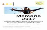2017 memoria Federación - FEDERACION ACISJFfederacionacisjf.com/wp-content/uploads/2018/12/2017memoriaFederacion.pdf · diante la realización de itinerarios de inserción laboral