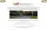 INFORME DE VIABILIDAD CONSTRUCCIÓN DE LA CICLOVIA … · 2016-11-29 · ministerio de transporte y obras pÚblicas subsecretaria zona 5 direccion provincial del guayas 1 informe