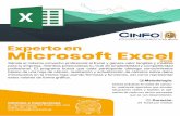 Experto en Microsoft Excel - cinfo.unmsm.edu.pe · cinfo.informes@unmsm.edu.pe Informes e inscripciones Metodología: Clases prácticas en salas de cómpu-to, realizando ejercicios