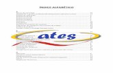 ÍNDICE - Ates · 2013-12-16 · Ascensos y provisión de vacantes ..... 19 Asignación de categoría a los puestos de trabajo ..... 21 Asistencia jurídica ...