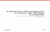 Evaluación del programa Escuelas de Tiempo Completo - Jaliscoedu.jalisco.gob.mx/programa-escuelas-tiempo-completo/... · 2018-04-24 · Evaluación del programa Escuelas de Tiempo