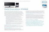 Dell Precision T5500 · Característica Especificaciones técnicas de la estación de trabajo Dell Precision T5500 Procesadores Procesadores Intel ® Xeon serie 5600 de hasta seis