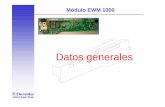Módulo EWM 1000 - Electrolux€¦ · Módulo EWM 1000 El sistema de control EWM 1000 consta de una sola tarjeta electrónica ( fig.1 ) que incorpora las funciones de potencia, control