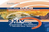 Programa Final Sademi 2008...Hospital Comarcal La Inmaculada. Huercal-Overa. Almería deMedicina Interna Palacio de Exposiciones y Congresos Roquetas de Mar, Almería 29-31 Mayo29-31
