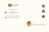 Vegetariano - Innutrition Alimentacion con ciencia · 2019-12-08 · Vegetariano Recetario Siguenos en: Innutrition Alimentación con ciencia Descarga nuestros podcasts: Alimentación