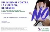 Diapositiva 1 · MUNDIAL CONTRA LA VIOLÈNCIA DE GÈNERE El Clinic compromès amb la recuperació de la salut de les persones agredides sexualment 22 de 2019 XiFres de I'l de gener