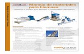 Manejo de materiales para biomasa - terrasource.com...Manejo de materiales para biomasa Sistemas y equipos para biomasa y combustibles alternativos el procesamiento y el manejo de