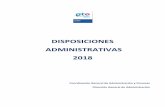 DISPOSICIONES ADMINISTRATIVAS 2018 - Guanajuato · 2018-07-16 · Disposiciones Administrativas 2018 4 Enrique Negrete Pérez, Director General de Administración del Instituto de