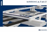 gabbiani g 2 gt 2 seccionadoras - MAF Maquinaria · gabbiani g 2/gt 2 diseñada para responder a todas las exigencias de la empresa que quiere competir en un mercado en constante