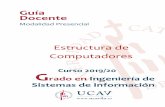 Guía Docente - Universidad Católica de Ávila · Modos de direccionamiento . 2.5. Arquitectura CISC vs RISC . ... estudio de la asignatura de modo que le permita adquirir las competencias