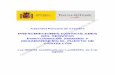 PRESCRIPCIONES PARTICULARES DEL SERVICIO PORTUARIO DE AMARRE … · 2018-09-04 · - 3 - PRESCRIPCIONES PARTICULARES DEL SERVICIO PORTUARIO DE AMARRE EN EL PUERTO DE CASTELLON Cláusula