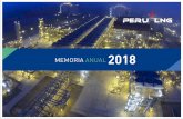 MEMORIA ANUAL 2018 - PERU LNG · construir y operar una planta de gas natural licuefactado (LNG por sus siglas en inglés). Su infraestructura incluye una planta e instalaciones conexas,