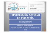 HIPERTENSIÓN ARTERIAL EN PEDIATRÍA Conarpe/Viernes... · 2019-11-12 · 3 101 58 102 60 Tabla simplificada para screening de presión arterial Basada en PC 90 de PA para niños
