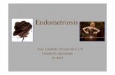 Dr. Aisa, Leonardo. Servicio de G y O Hospital la ... · • las pacientes que presentan infertilidad, el porcentaje de endometriosis alcanza el 20-40% . • La incidencia máxima