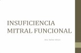 INSUFICIENCIA MITRAL FUNCIONAL · 2016-01-12 · Insuficiencia mitral funcional Prevalencia IM funcional Impacto sobre supervivencia e ICC Mecanismos de IM funcional Clínica Diagnostico