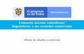 Comercio exterior colombiano: Seguimiento a los …...Comercio exterior colombiano Comercio de bienes no minero-energ eticos-40,000-20,000 0 20,000 40,000 60,000 US$ Millones FOB ...