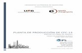 PLANTA DE PRODUCCIÓN DE CFC-13 - UAB Barcelona · Los objetivos principales y compromisos de la empresa frente al impacto ambiental deberán ser: Página 6-4 PLANTA DE PRODUCCIÓN