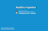 Presentación de PowerPointcima.minem.gob.ar/assets/datasets/oportunidades... · Argentina es un país Federal compuesto por 23 provincias. Corresponde a la Nación: • Dictar el