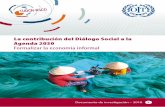 La contribución del Diálogo Social a la Agenda 2030 ... · Capítulo 3. La contribución del diálogo social a la Agenda 2030 a través de la formalización de la economía 15 3.1