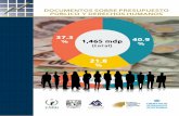 PRESUPUESTO PÚBLICO Y DERECHOS HUMANOS · 2018-08-29 · PRESUPUESTO PÚBLICO Y DERECHOS HUMANOS: Por una agenda para el rediseño del gasto público en México Presupuesto público