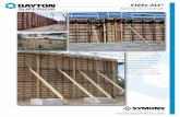 Steel‑Ply · 2019-04-12 · de encofrado de Steel‑Ply puede formar muros de casi cualquier forma o tamaño, con accesorios para estructuras y detalles especiales. Este sistema