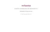 AVANTO CORREDURÍA DE SEGUROS S.A.avantoseguros.com/sites/default/files/Notas EF DIC 2017_Firmados.pdf · Avanto Correduría de Seguros, S.A, (en adelante Avanto), su cédula jurídica
