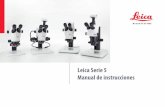 Leica Serie S Manual de instrucciones S9 E/User Manuals/Leica_S-Serie...Indicaciones complementarias O Este icono se encuentra dentro del texto, en el caso de información complementaria