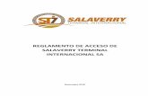 REGLAMENTO DE ACCESO DE SALAVERRY TERMINAL … · 2019-04-26 · - Ley N° 26917, Ley de Supervisión de la Inversión Privada en Infraestructura de Transporte de Uso Público y Promoción