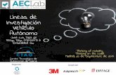 AEC LAB - Líneas de Investigación Vehículo Autónomo · 2017-09-26 · Thinking of mobility Thinking on the road Madrid, 20 de Septiembre 2017 1.Introduccion. Vehículo Autónomo