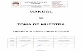 MANUAL - Universidad Autónoma de Chihuahuauniq.uach.mx/documentos/CGTI/SGC/824dt/557a/MAN-TM-01.pdf · Manual de Toma de muestra Laboratorio de Análisis Clínicos FCQ.UACH Identificación: