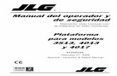 Manual del operador y de seguridad - JLG Industries · • Este Manual del operador y de seguridad • Manual de seguridad del manipulador telescópico • Todas las etiquetas y placas