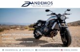 Informe Motos Diciembre Colombia, 2019 · Colombia, 2019 Informe Motos Diciembre Fuente: RUNT, Datos procesados por ANDEMOS