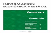Guerrero - gob.mx · 2019-05-14 · En el rubro de infraestructura productiva, el estado cuenta con el Parque Industrial Guerrero, ubicado en el Municipio de Chilpancingo de los Bravo4: