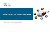Servicios en una WAN convergente...Obj tiObjetivos Describir cómo el Modelo de red empresarialDescribir cómo el Modelo de red empresarial compuesta (ECNM) de Cisco proporciona sese