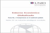 Entorno Económico Globalizado...4 Entorno Económico Globalizado Explicación 3.4 Las industrias estratégicas mundiales Las principales industrias estratégicas mundiales son la