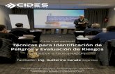 Curso Internacional Técnicas para Identificación de ... · Curso Técnicas para Identificación de Peligros y . Evaluación de Riesgos . Guillermo Canale (Argentina) Presentación