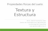 Propiedades físicas del suelo Textura y Estructuraagro.ucr.ac.cr/cabalceta/af0208/2018/TexturasyEstrutura... · 2018-03-22 · Se refiere al tamaño de las partículas del suelo