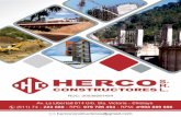 NUEVO BROCHURE HERCO · de las instalaciones de PETROPERU Protección con Gaviones para torre de alta tensión en Río Jequetepeque RED DE ENERGÍA DEL PERU (REP) ... Responsable
