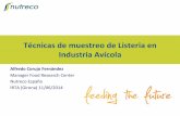 Técnicas de muestreo de Listeria en Industria Avícola · 2018-06-21 · | 7 Norma UNE EN ISO 18593: Métodos horizontales para las técnicas de toma de muestras a partir de superficies