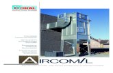 Aircom l - Coral SPA · AIRCOM/L cleaning is guaranted by the reverse jet system with compressed air controlled by the fully automatic cyclic program-mer with pressostat (PLC) that