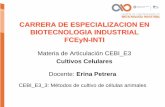 CARRERA DE ESPECIALIZACION EN BIOTECNOLOGIA …biotecnologiaindustrial.fcen.uba.ar/.../CLASE-3-CULTIVOS-CELULARES-2016... · • ABAC: Asociación Banco Argentino de Células –Desde