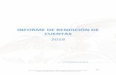 INFORME DE RENDICIÓN DE CUENTAS - Gob · 2019-04-05 · el fin de garantizar el derecho de la ciudadanía establecido en la Ley Orgánica de Participación iudadana en el Artículo