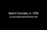 Beatriz González, b. 1938Beatriz González, La muertedel pecador (Death of the Sinner), 1973. Enamel on metal. Collection of Banco de la República, Bogotá, Colombia. Beatriz González,