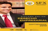 DIPLOMA ONLINE DERECHO EMPRESARIAL · 2019-07-30 · Protección al Consumidor, Competencia Desleal del Estudio Olaechea. Maestría en Derecho con mención en Derecho Civil, Pontiﬁcia