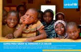 Gotas para NíGer: eL DereCHo a La saLUD...UNICEF trabaja para mejorar el acceso a la atención médica en Níger, pero también para que la información sobre la salud llegue a todos