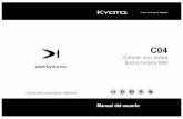 C04 Manual de Usuario - kyoto.mx · 5.5 Mensaje……………………………………………………..... Escriba un mensaje ...