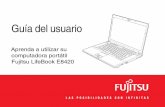 Guía del usuariode Fujitsu que aparece en la parte inferior del sistema. Al utilizar su computadora portátil, siempre debe respetar al menos las siguientes precauciones de seguridad