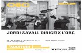 JORDI SAVALL DIRIGEIX L’OBC...les interpreta amb la seva viola de gamba, o com a director. Les seves activitats com a concertista, pedagog, investigador i creador de nous projectes,
