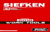 WERKZEUG 2o18 Work tools - UJUETAujueta.com/wp-content/uploads/2017/11/siefken_work_tools... · 2017-12-22 · 2 SiSTEMAS PARA PERFORAción 1 Tecnologías 36 Garantía 5 SiSTEMAS